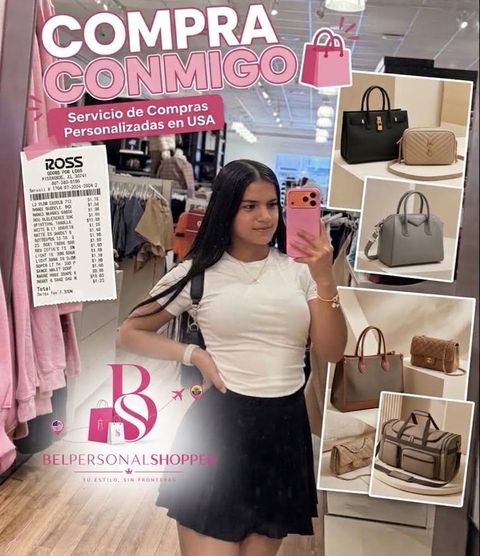 Bel comprando en Ross
